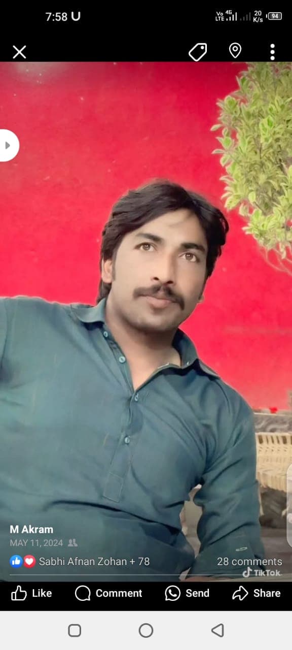 M Akram Niya Gull - Groom