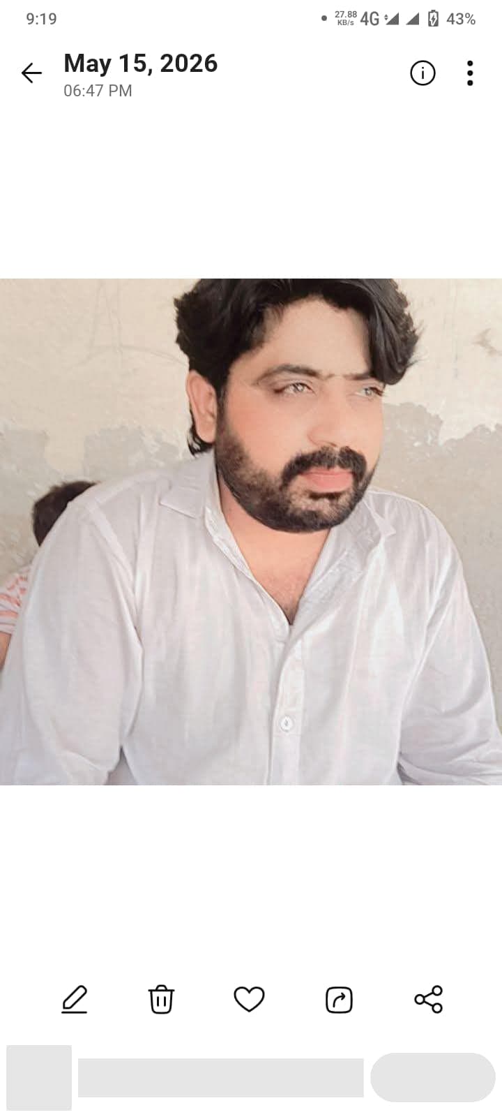 M Yousaf Mosam Ali - Groom